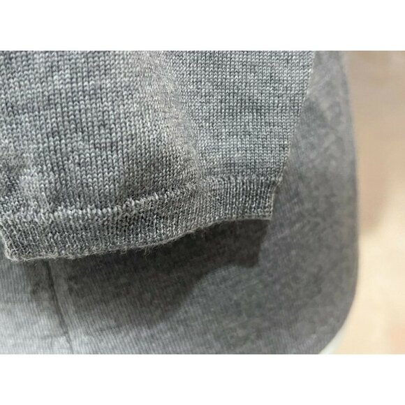 Thomas Pink Merino Wool V-neck Sweater women Size M‎ Gray - Picture 4 of 6